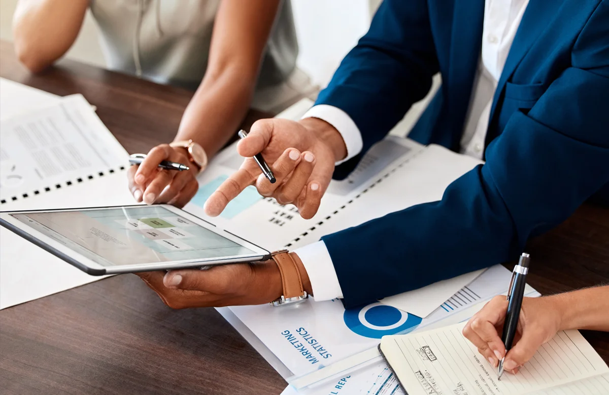 employees performing compliance management with retail ai 360